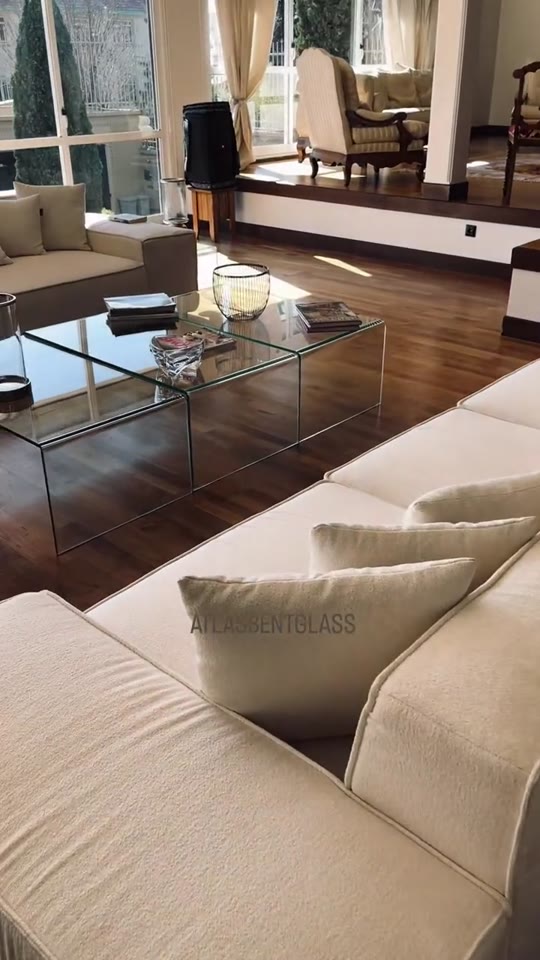 ست میز شیشه‌ای مدل کیمیا